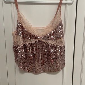 Free people sparkly cami